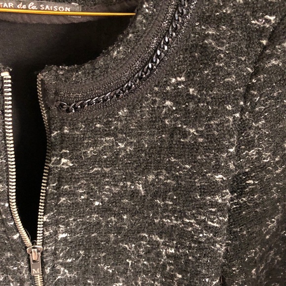 Maison Scotch zip-up sweater with chain detail - Picture 2 of 12